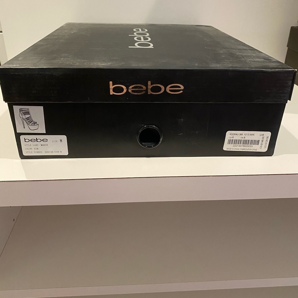 Bebe madie platform heels